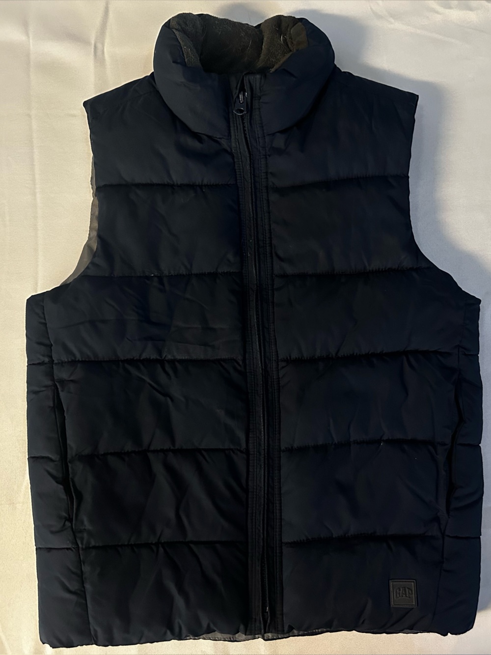 GAP Navy Quilted Puffer Vest for Kids